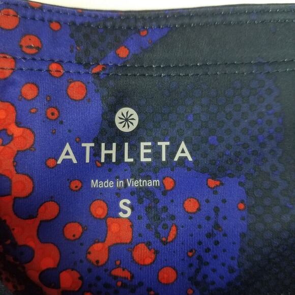 Athleta | Leggings Electro Sonar Capri Red Purple - Picture 7 of 7